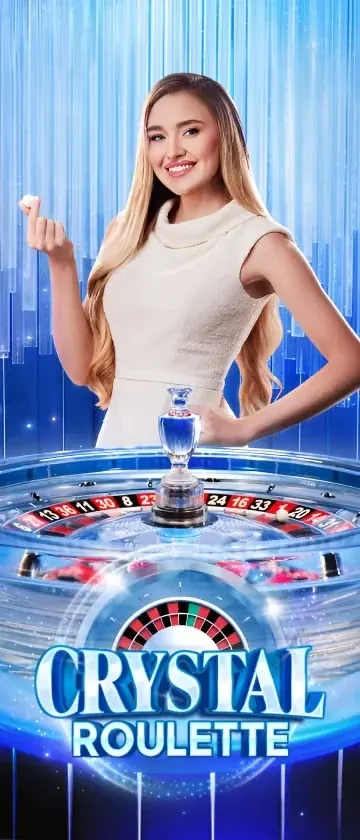 Croupière blonde devant une roulette lumineuse